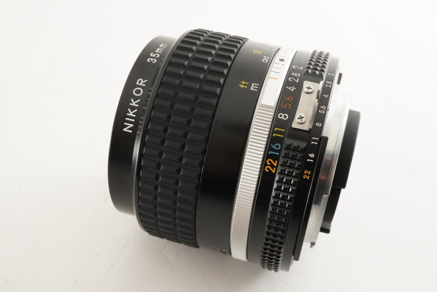 NIKON Ai-s NIKKOR 35mm F2 In Case MF Wide Angle Lens from Japan #7879