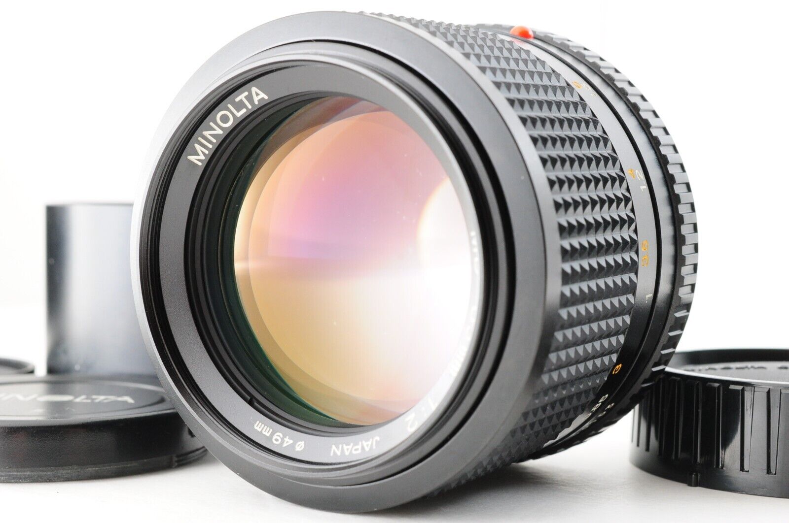 MINOLTA MD 85mm F2 Photo tested! MF Portrait Lens from Japan