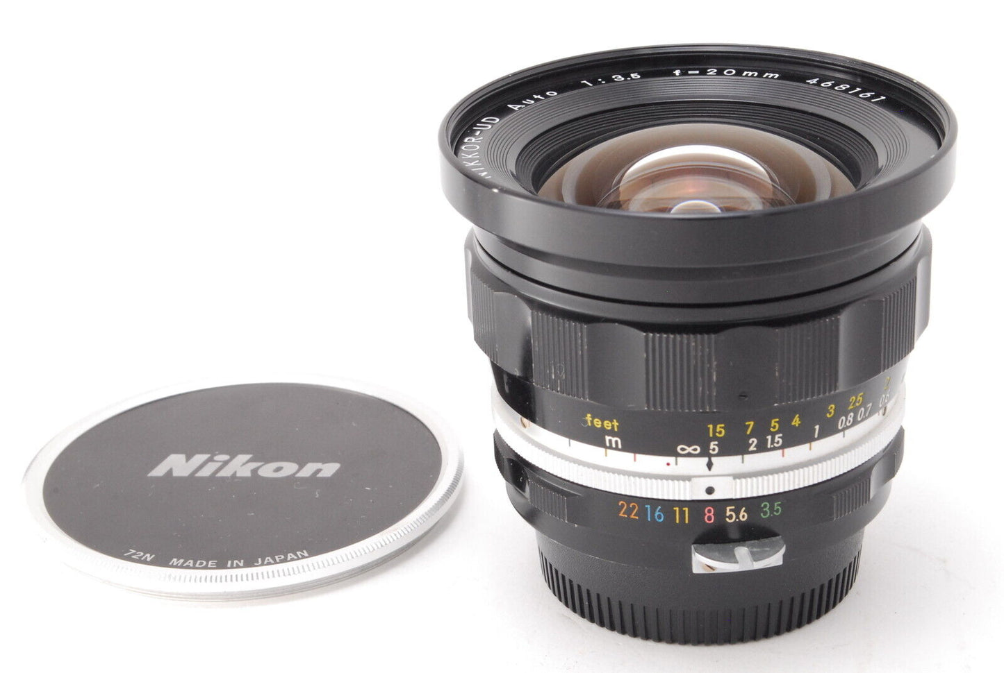 NIKON NIKKOR-UD 20mm F3.5 non-Ai MF Lens Photo tested from Japan #4907