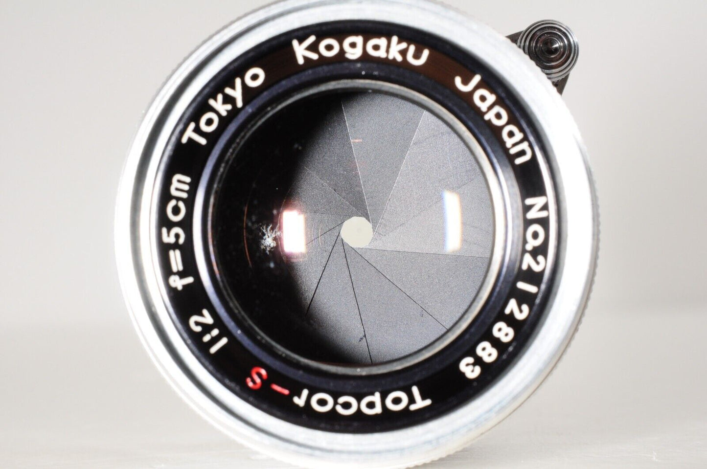 Tokyo Kogaku Topcor-S 50mm F2 Leica L39 screw mount MF Lens from Japan #6500