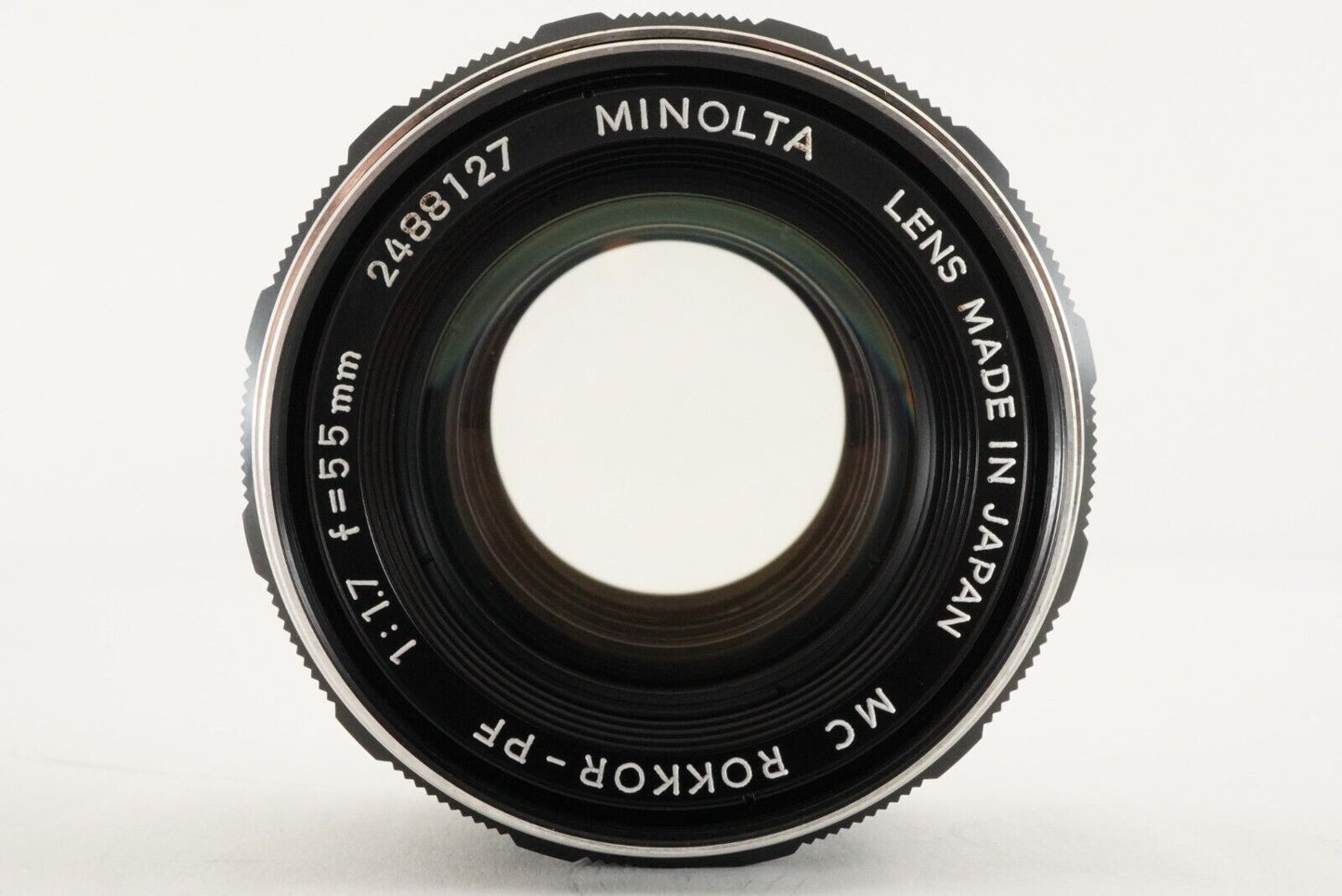 MINOLTA SR T101 + MC ROKKOR-PF 50mm F1.7 SLR 35mm Film Camera from Japan #7925