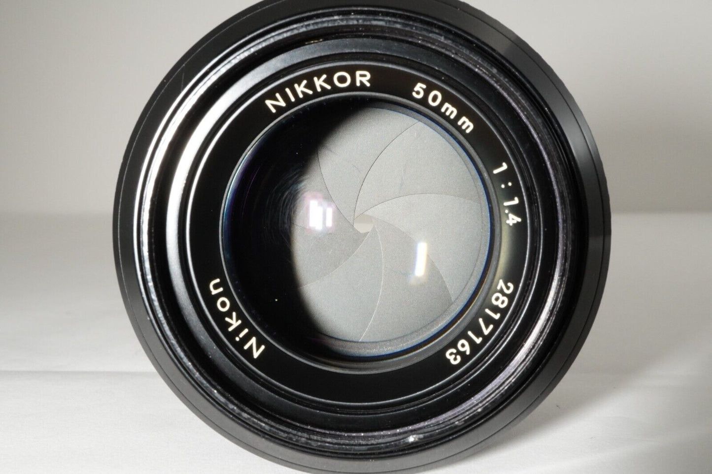 New Light Seals NIKON Nikomat EL Black + NIKKOR 50mm F1.4 non-Ai from Japan #7892