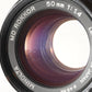 MINOLTA XD + MD ROKKOR 50mm F1.4 35mm Film Camera Photo tested! From Japan #7335