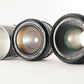 MINOLTA MC ROKKOR-PF 50mm F1.7 + W.ROKKOR-SG 28mm + 135mm F2.8 from Japan #5563
