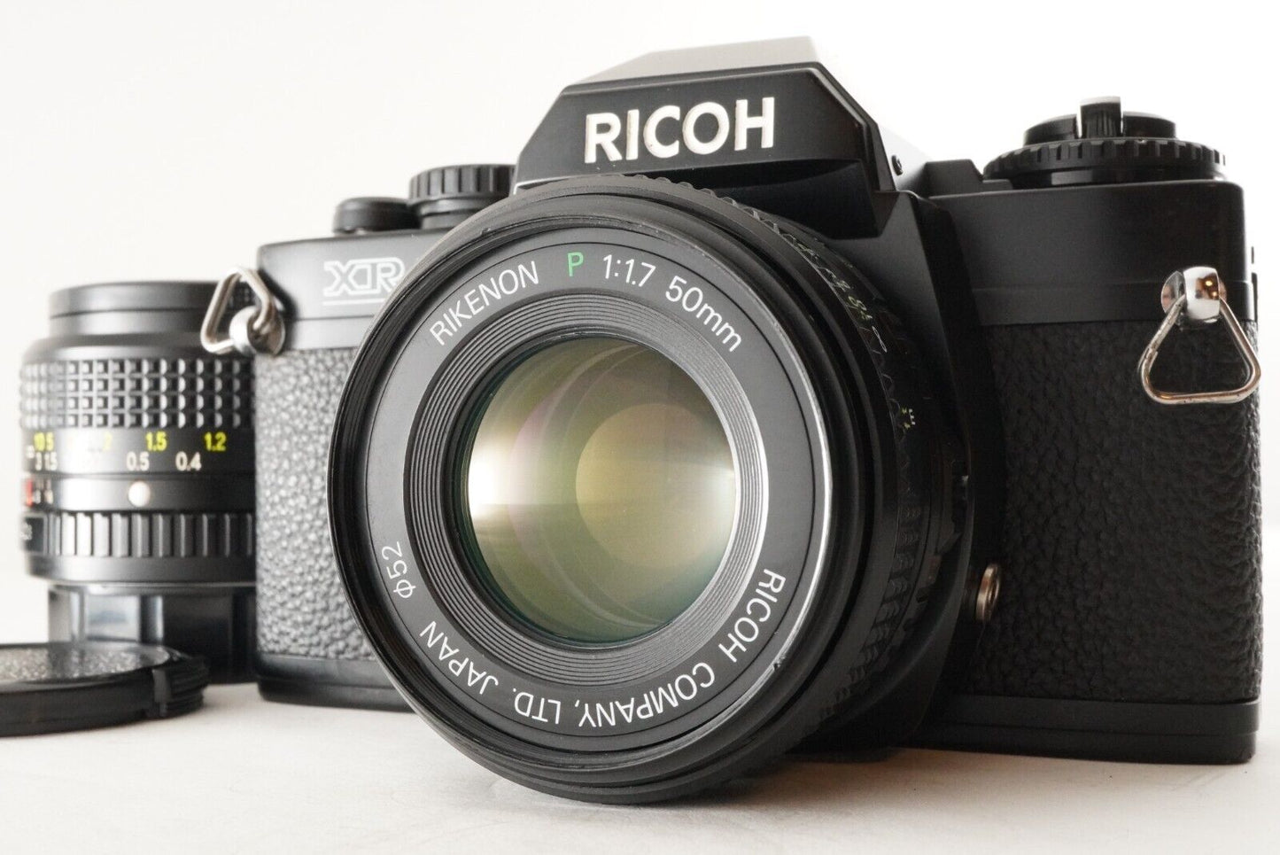 New Light Seals RICOH XR500 AUTO + RIKENON P 50mm F1.7 +28mm F2.8 from Japan #7888