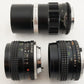 MINOLTA MC ROKKOR-PF 50mm F1.7 + W.ROKKOR-SG 28mm + 135mm F2.8 from Japan #5563