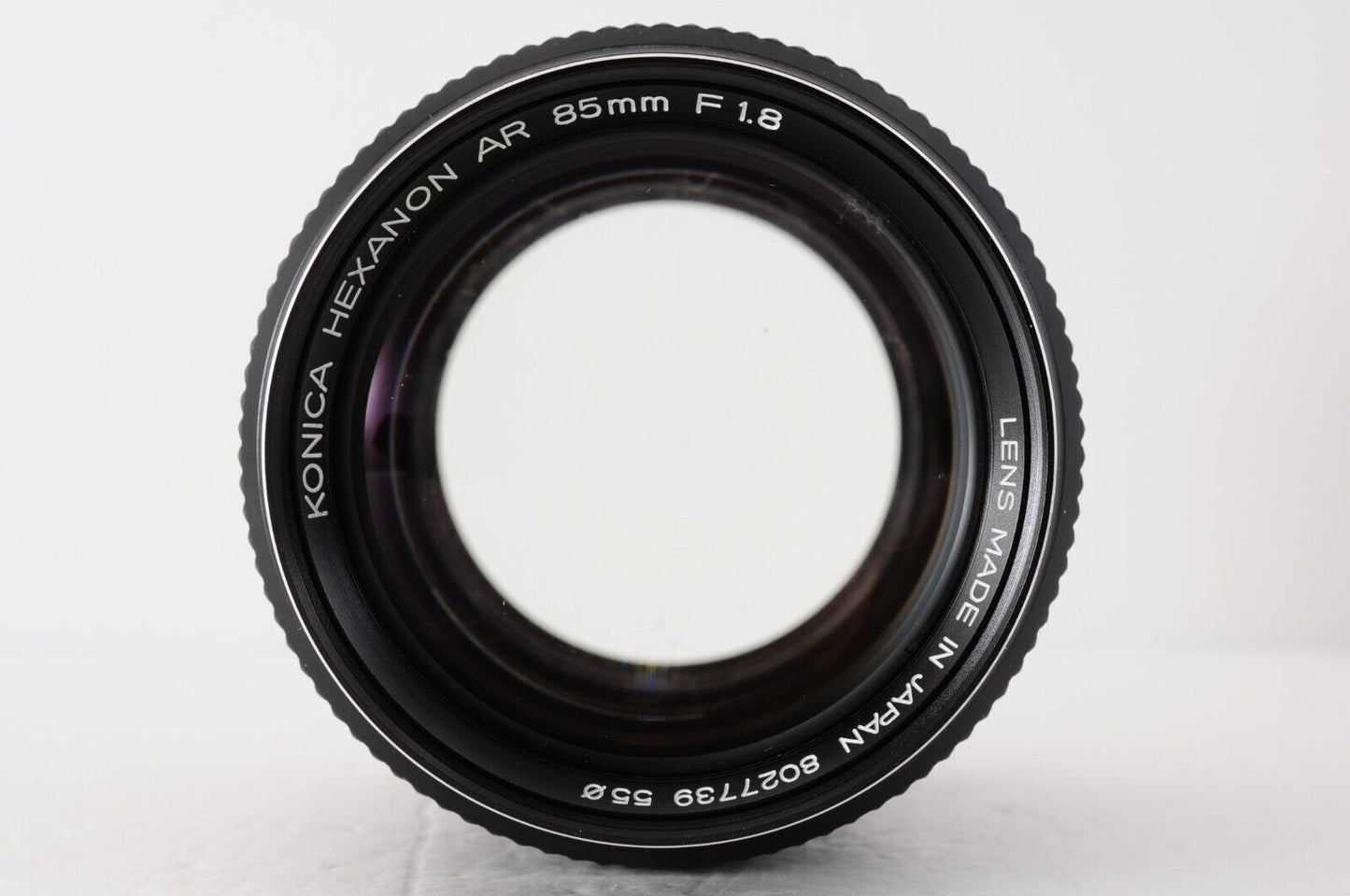 KONICA HEXANON AR 85mm F1.8 In Box MF Lens Photo tested! from Japan #6544