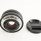 Konica HEXANON AR 40mm F1.8 MF Wide Angle Lens Photo tested! From Japan #8019