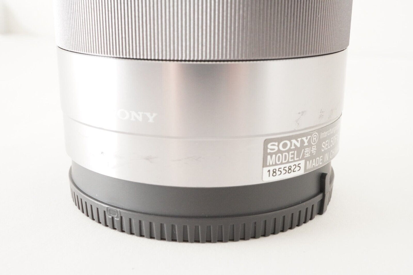 SONY E 50mm F1.8 OSS SEL50F18 Silver In Box AF Prime Lens from Japan #8076