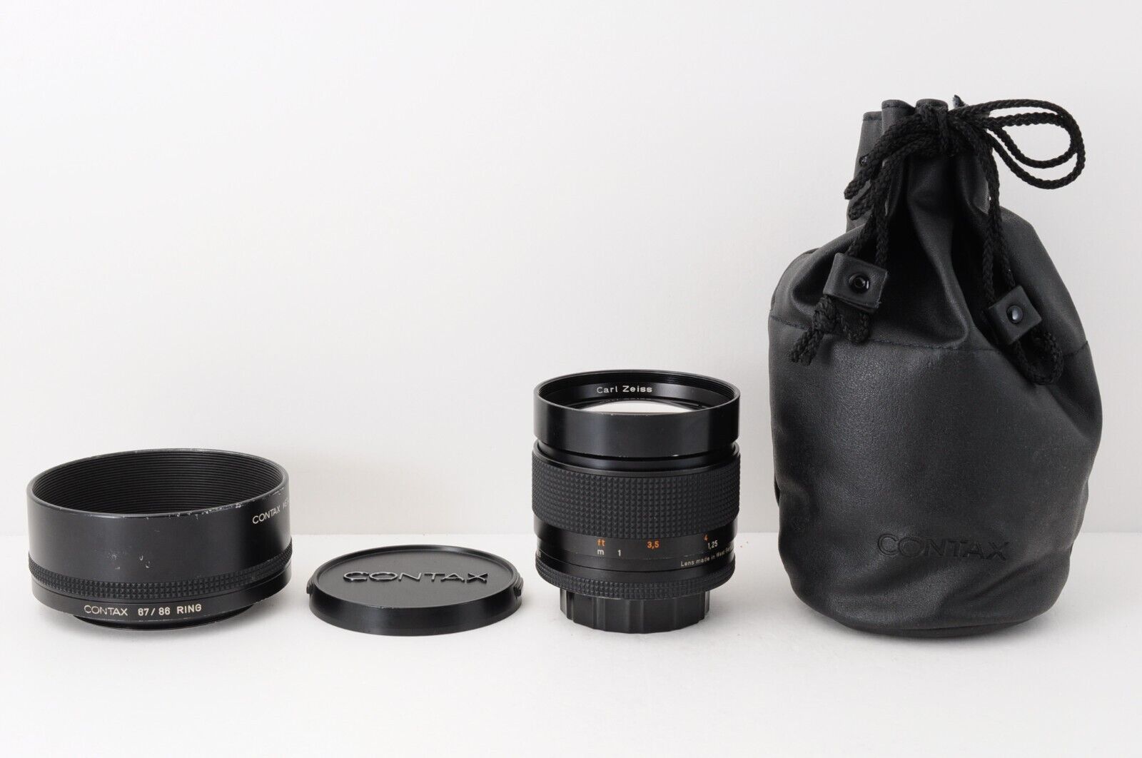CONTAX Carl Zeiss Planar 85mm F1.4 T* AEG In Case Photo tested