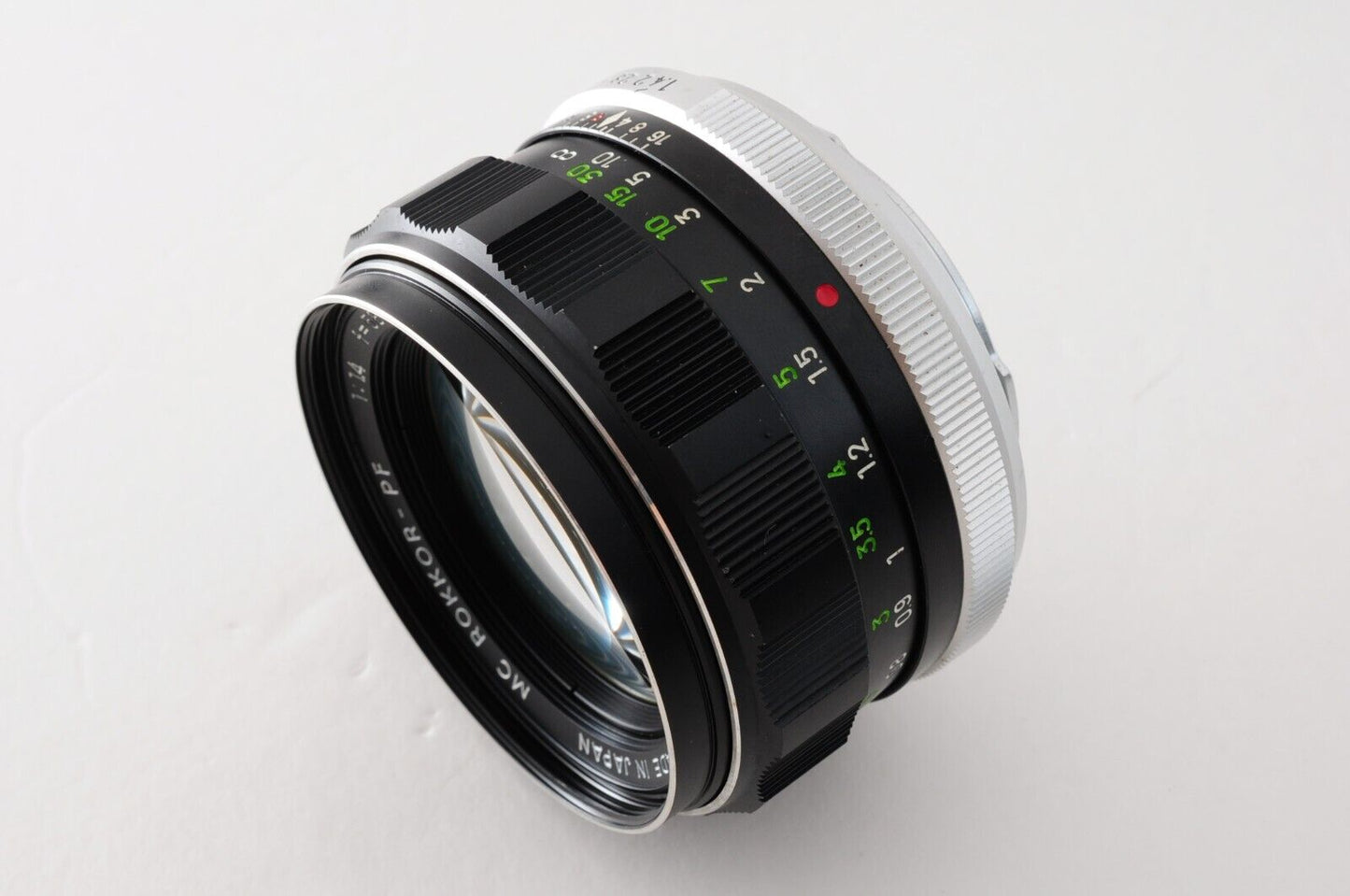 MINOLTA MC ROKKOR-PF 58mm F1.4 MF Prime Lens Photo tested from Japan #5780