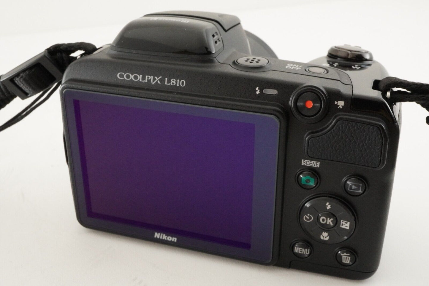 NIKON COOLPIX L810 Black Point & Shoot Digital Camera from Japan #7574