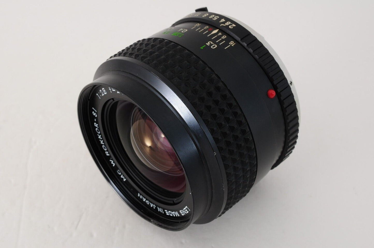 MINOLTA MC W.ROKKOR-SI 24mm F2.8 MF Prime Lens Photo tested! from Japan #6510