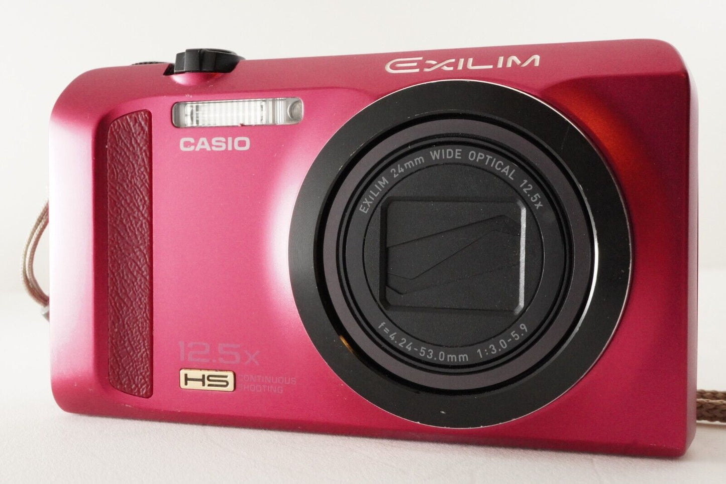 Casio EXILIM EX-ZR200 Red In Box With 4GB SDHC Card Digital Camera from Japan #7565