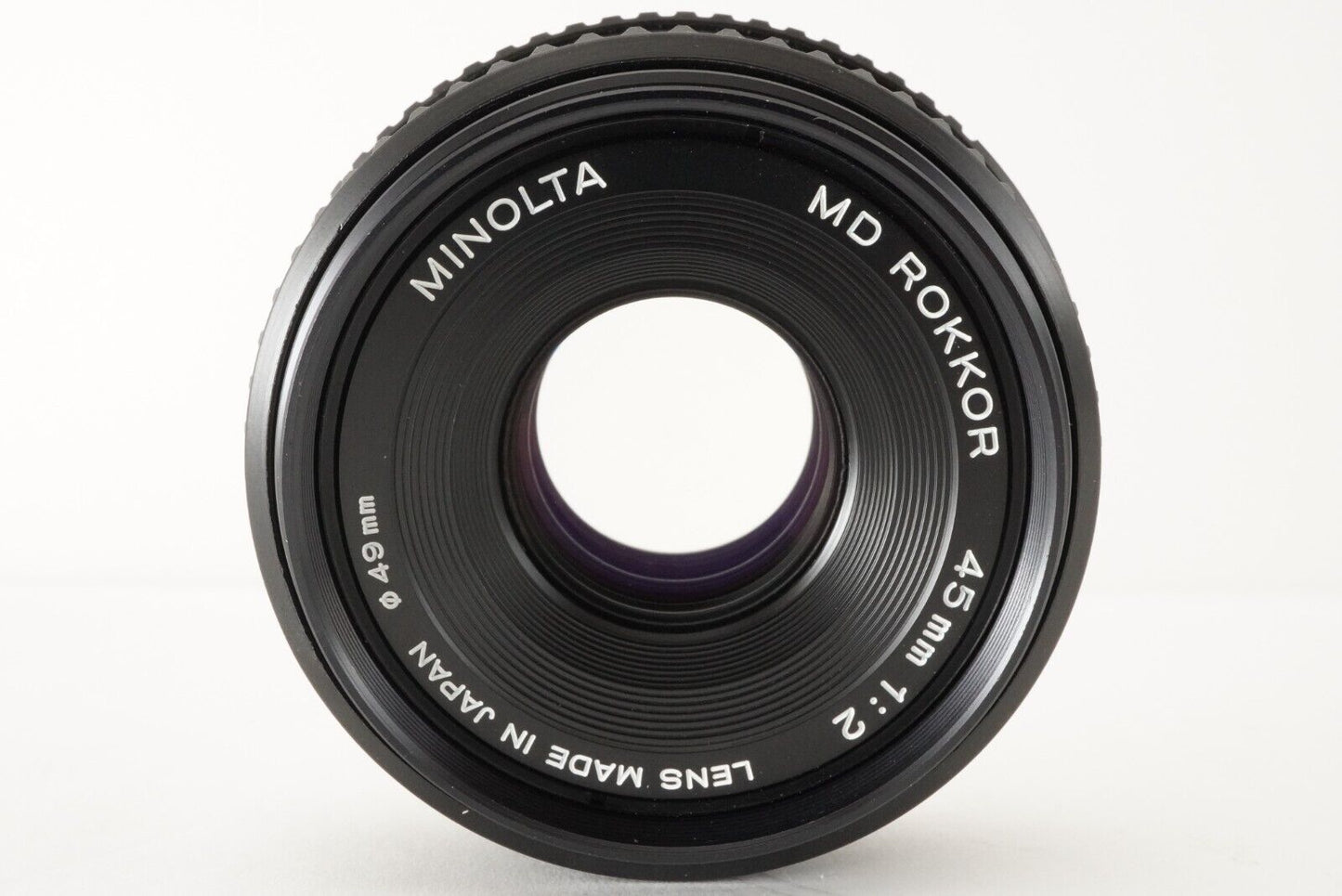 MINOLTA MD 45mm F2 MF Standard Prime Lens from Japan #8160