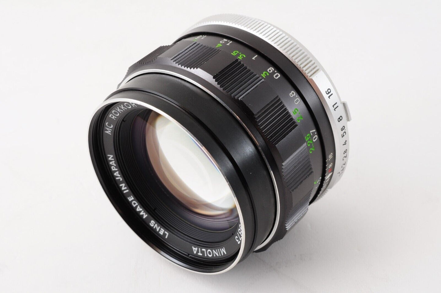 MINOLTA MC ROKKOR-PF 58mm F1.4 MF Prime Lens Photo tested! from Japan #6849