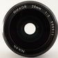 NIKON Ai-s NIKKOR 28mm F2 MF Wide Angle Lens Photo tested! From Japan #7701