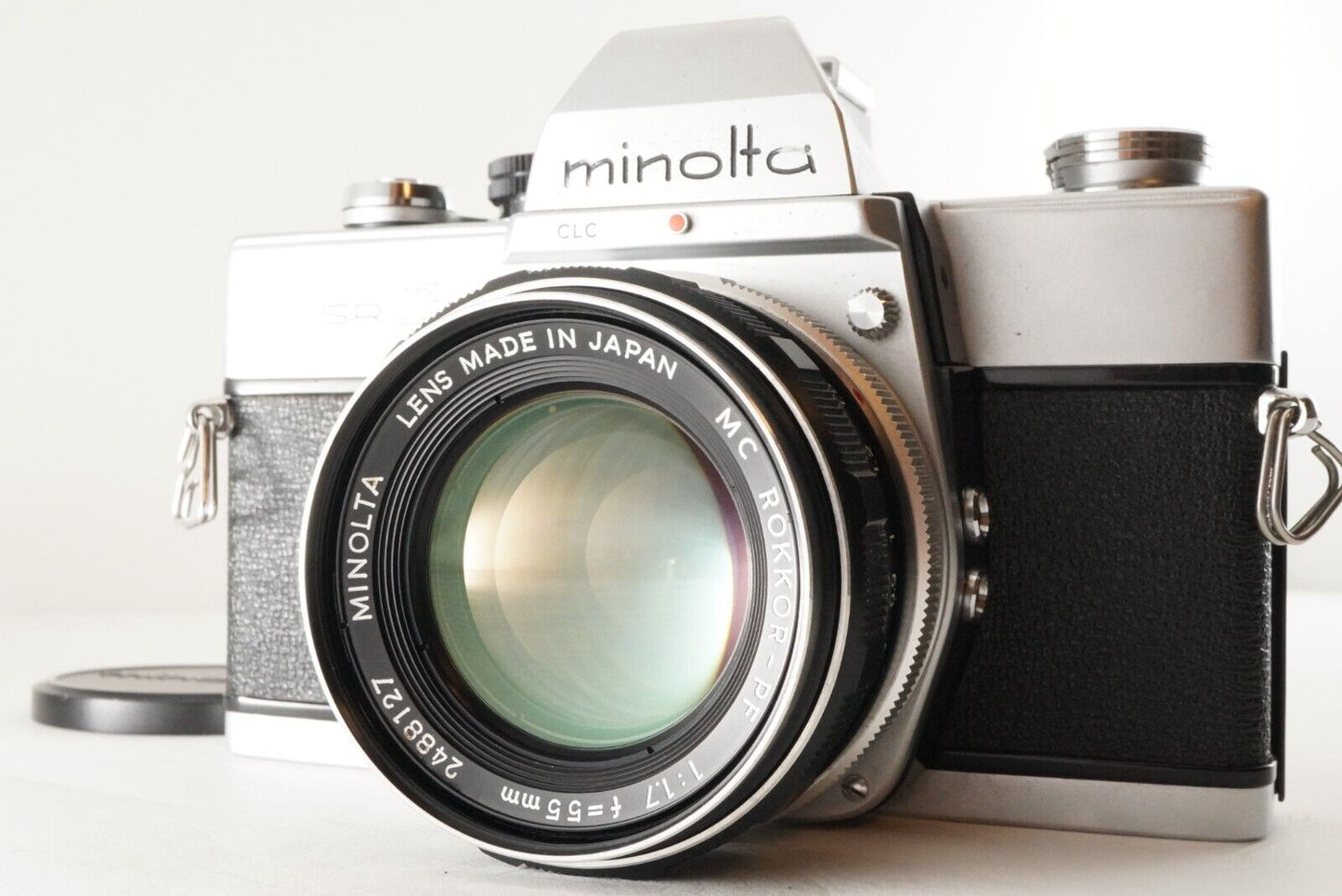 MINOLTA SR T101 + MC ROKKOR-PF 50mm F1.7 SLR 35mm Film Camera from Japan #7925