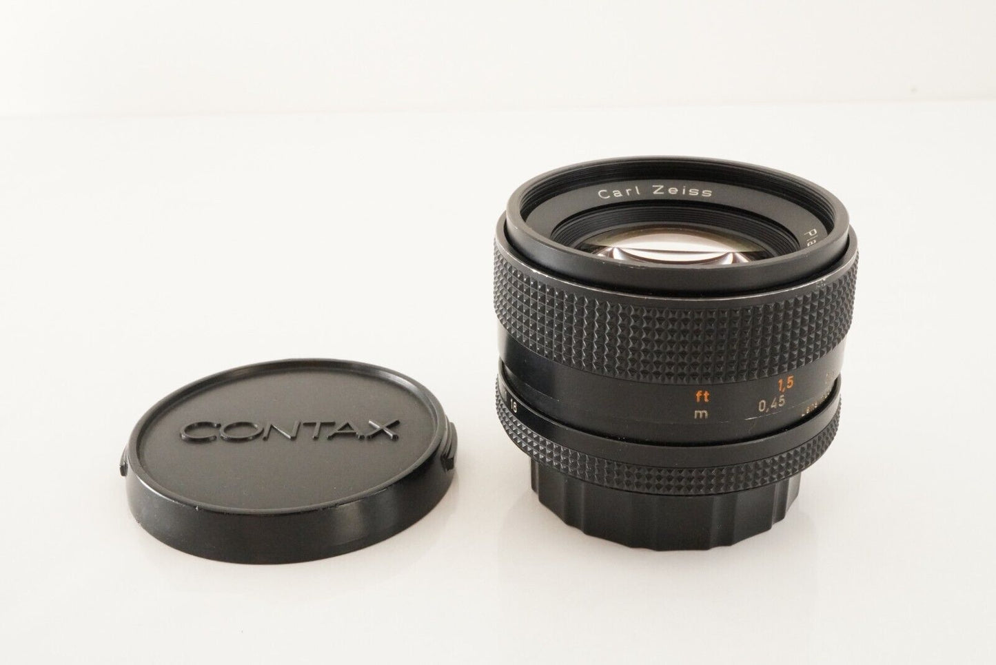 CONTAX Carl Zeiss Planar 50mm F1.4 T* AEJ MF Lens Photo tested! From Japan #7591