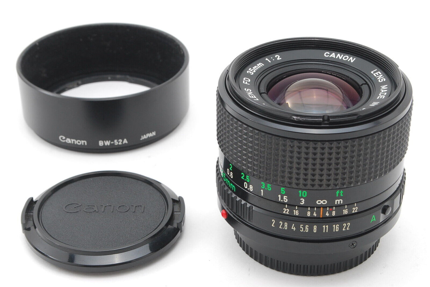 CANON NEW FD 35mm F2 MF Wide Angle Lens Photo tested from Japan #4249