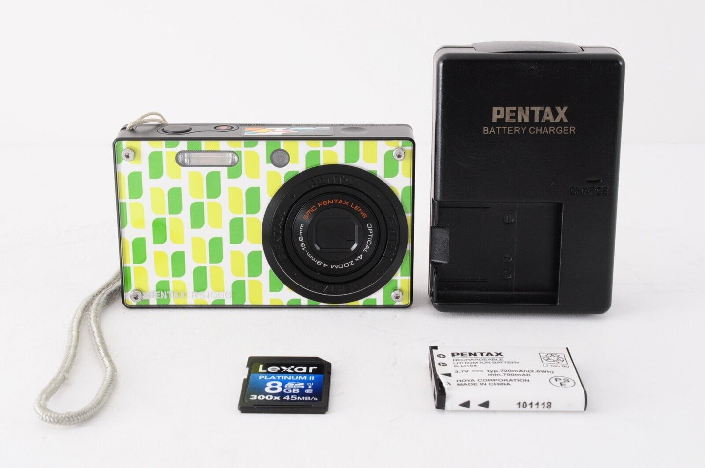 PENTAX Optio RS 1000 Point & Shoot Digital Camera from Japan #7163